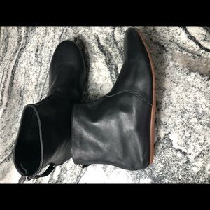 Leather Booties by Andre Assous